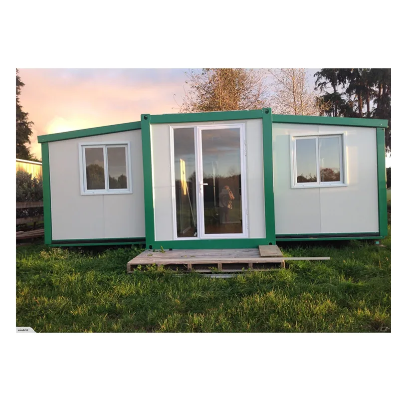 Compact Prefab Tiny House – 20FT 40FT Portable Container Home with Functional 1 2 3 Bedroom & Kitchen