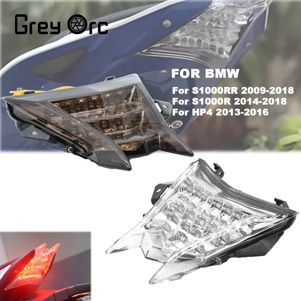 

Motorcycle LED Tail Light For BMW S1000RR 2009-2018 S1000R 2014-2018 S1000 R RR HP4 Turn Signal Brake Integrated Blinker Lamp