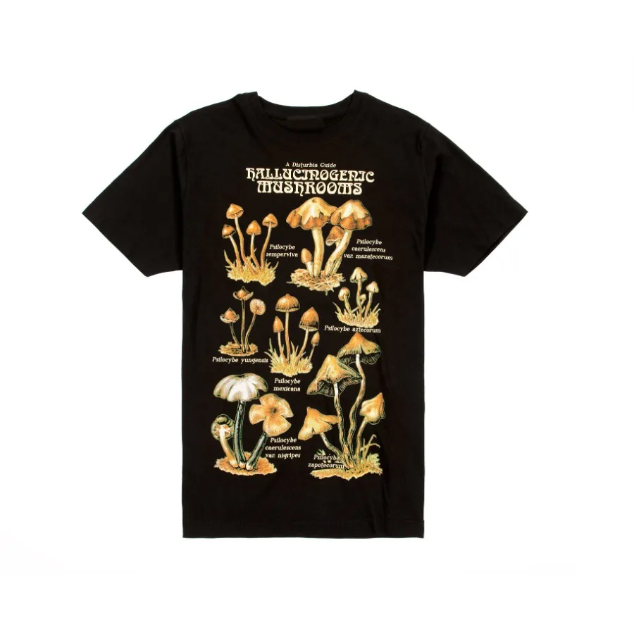 Creative Design Mycology Mushroom Mens T-Shirt. Summer Cotton Short Sleeve O-Neck Unisex T Shirt New S-3XL