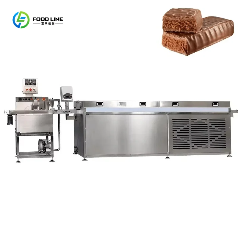 Mini Chocolate Enrober Coating Machine for Small Batch Candy Production Commercial Custom