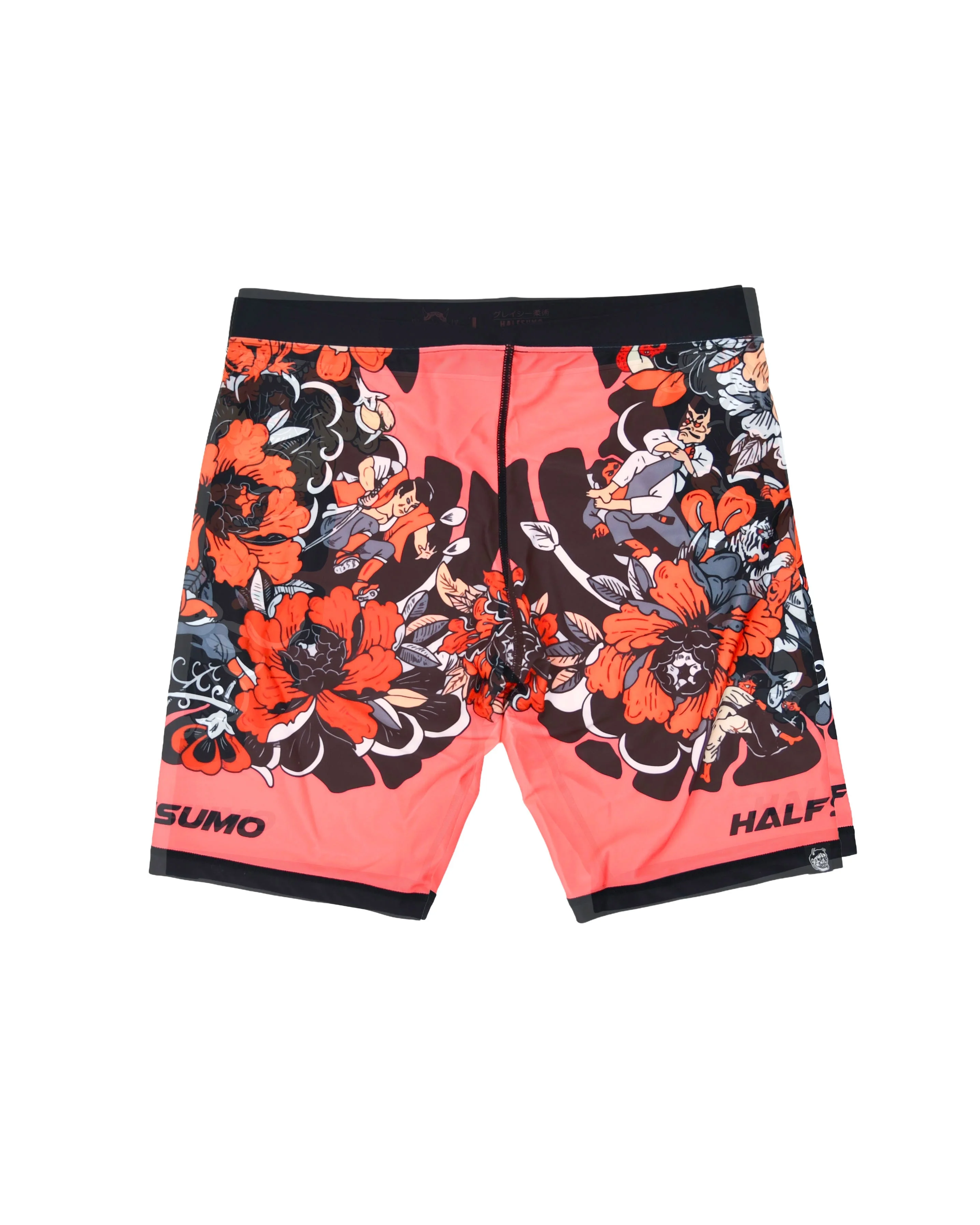 2026 New Japanese Sumo Ukiyo-i Printed Jujutsu Fighting, Fighting, Leisure Sports, Fitness Shorts, Men's Beach Surfing Vacation