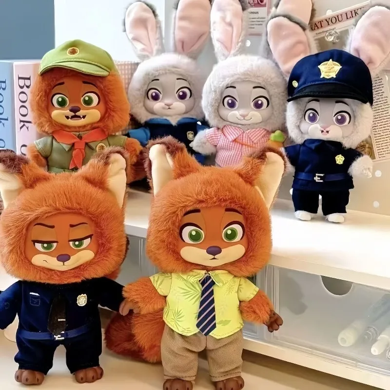 

New Zootopia Growth Journey Cute Pendant Plush Toy Figure Surprise Blind Box Birthday Gift Blind Bag Caixas Supresas Popmart Toy