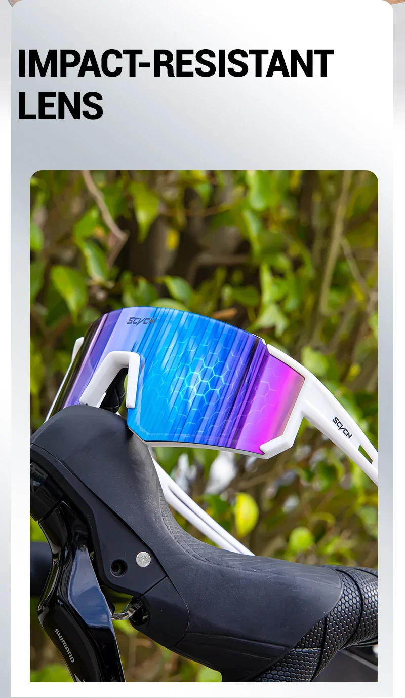 SCVCN Heißer Radfahren UV400 Sonnenbrille Männer Frauen MTB Outdoor Fahren Fahrrad Brille Sport Klettern Schutzbrille Fahrrad Brille – Detail 5