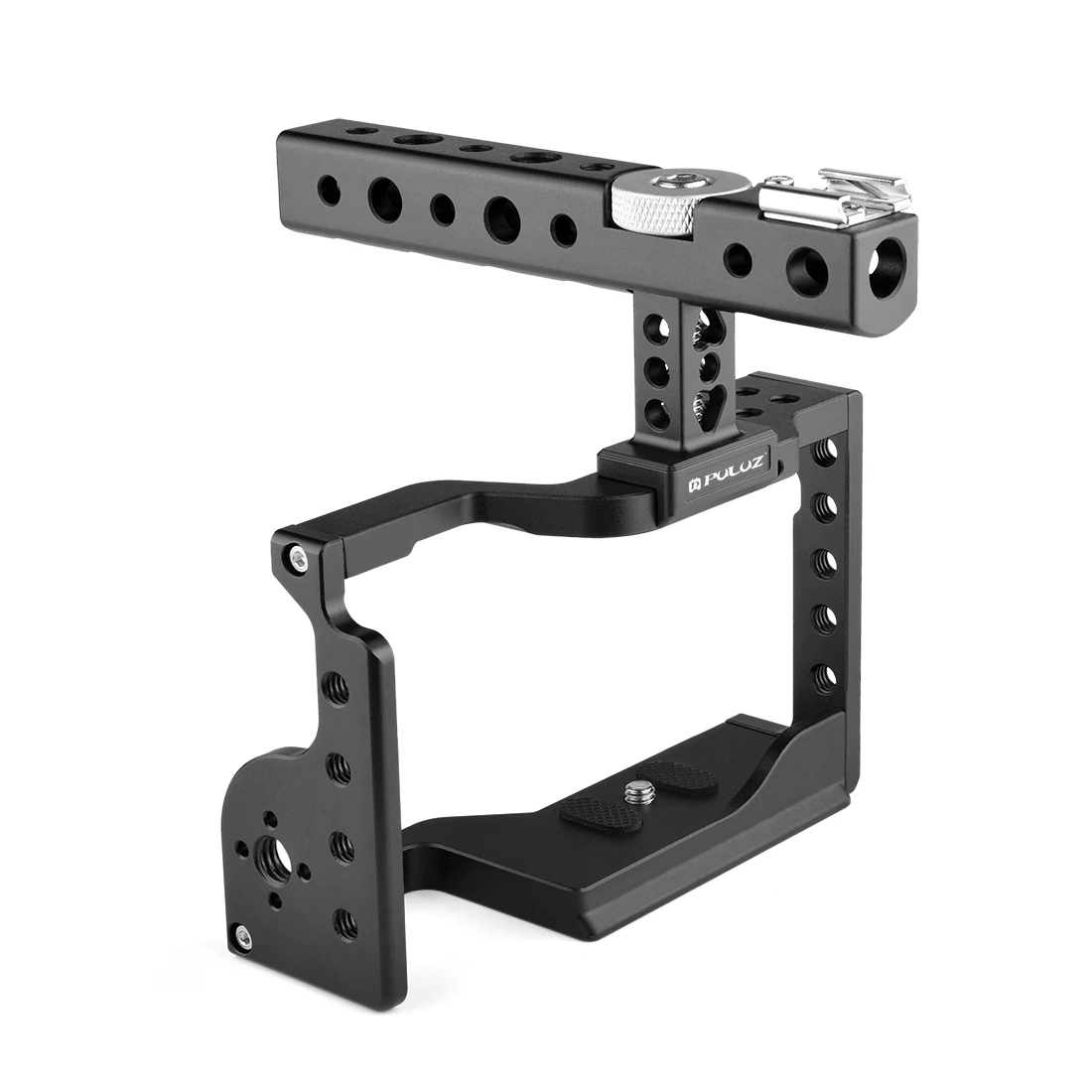 PULUZ Video Camera Cage Stabilizer with Handle for Sony A6600 / ILCE-6600