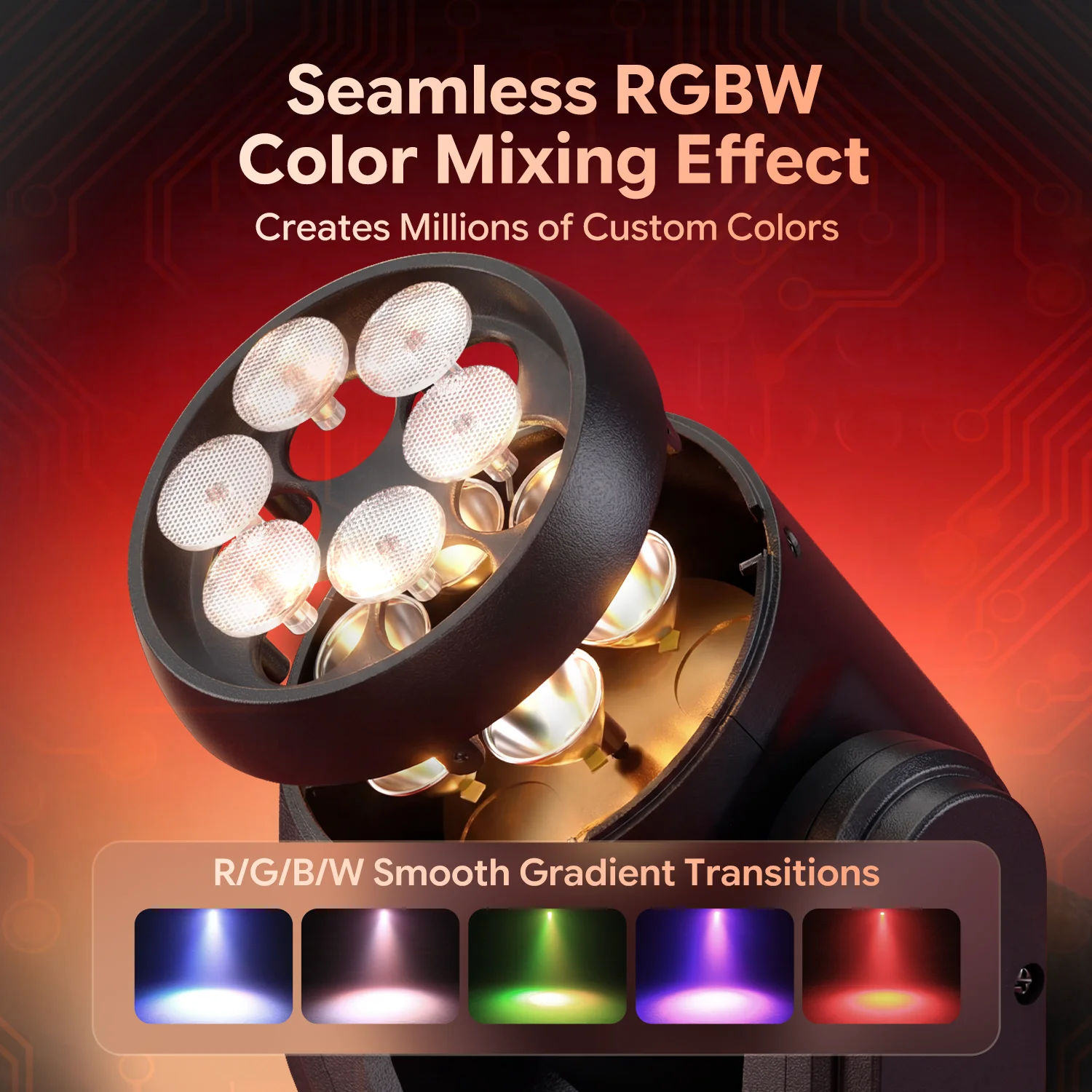 

Светодиодные движущиеся головные светильники Datewink Mini 60W RGBW с дистанционным управлением DMX512, эффекты светового шоу для дискотек, вечеринок, ночных клубов и выступлений.