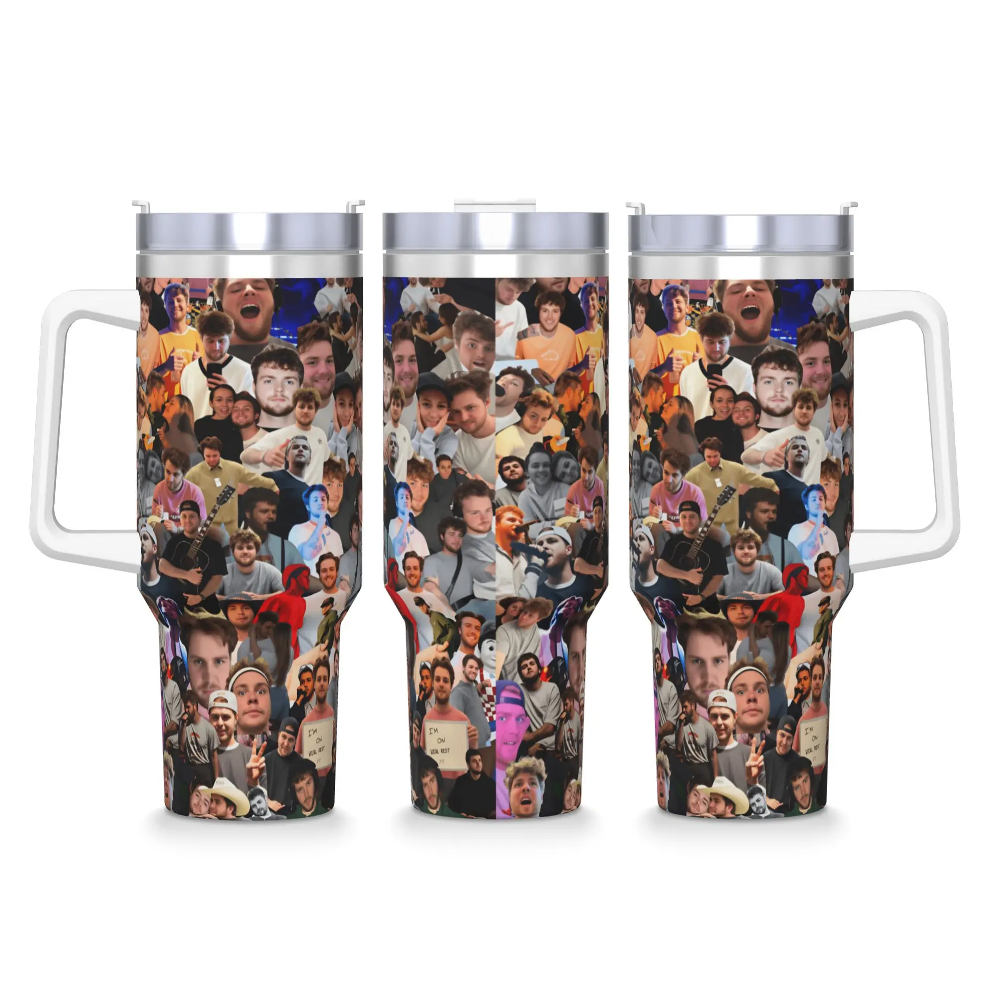 Stainless Steel Tumbler Singer A-Alex W-Warren Coffee Mug  Keep Heat Cold Drink Mugs Cup Driving Printed Water Bottle