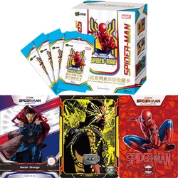 KAKAWOW Marvel Card Hero Series Happy Edition Card Spider-Man Iron Man Rare Anime Character Collection Card Kids Toys Gift