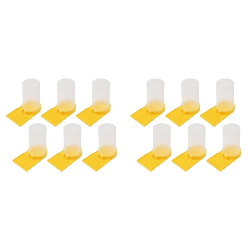 ABKP-12PCS محطة سقي النحل أكواب مياه النحل لحديقة النحل معدات تربية النحل