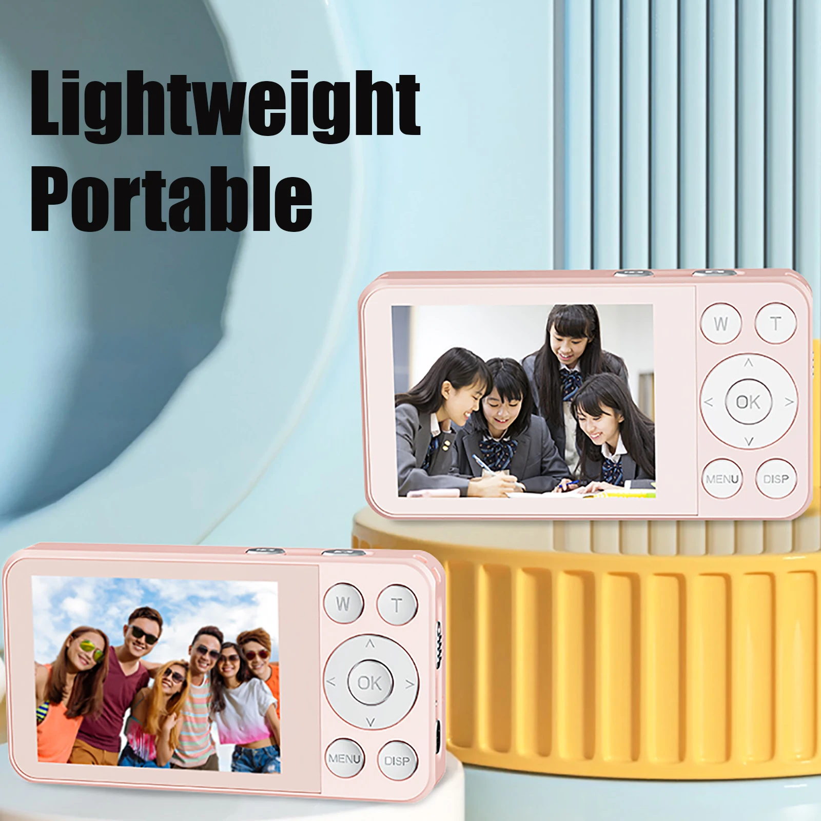 Vandlion 4K A56 HD Digitalkamera Anti-Shake Autofokus Vlogging Kamera 2,8 Zoll IPS Bildschirm Fotografie Kamera für Kinder Erwachsene