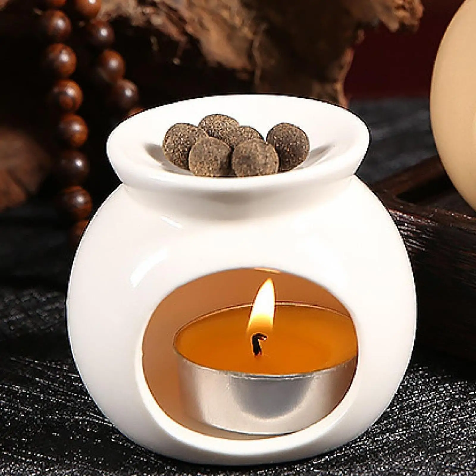 Ceramic Essential Oil Burner Oil Diffuser for Porch Bathroom Rooms