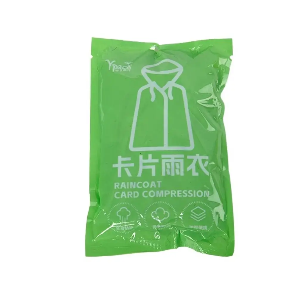 

1 шт. прозрачный одноразовый плащ, утолщенный аварийный одноразовый дождевик для кемпинга, водонепроницаемый дождевик унисекс с капюшоном