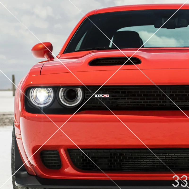 3D Car TDCI Design Grille Badge Front Emblem Rear Trunk Body Sticker For FORD Transit Van Diesel Puma Fiesta Focus Accessory B