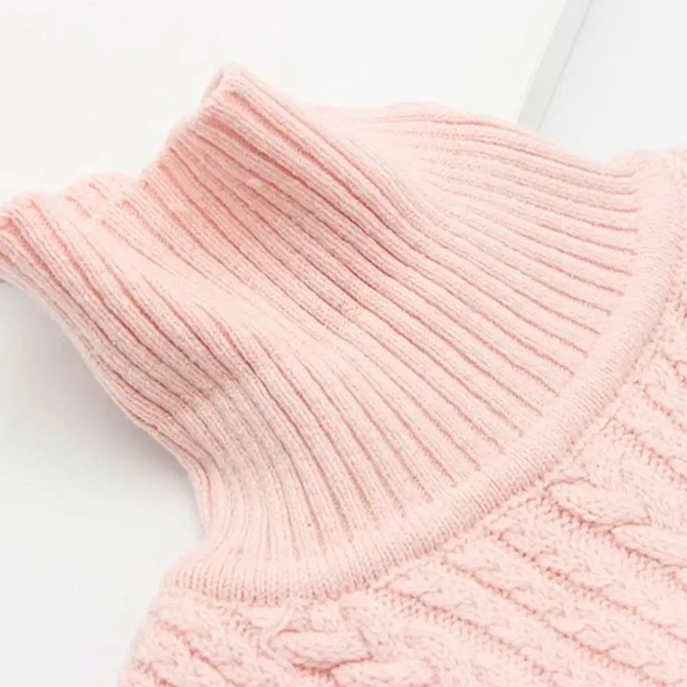 الشتاء الطفل وشاح دافئ الياقة المدورة الرقبة أدفأ انفصال الشتاء يندبروف موضة وشاح كاذبة طوق الرقبة العالية #1