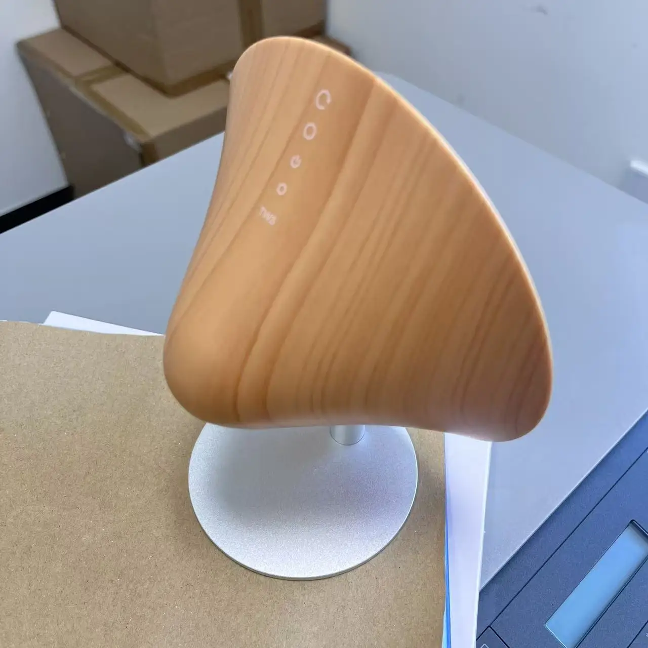 Som estéreo de alta fidelidade portátil toque caixa de som bluetooth alto-falante para escritório sem fio soundbox retro caixa música de madeira decoração