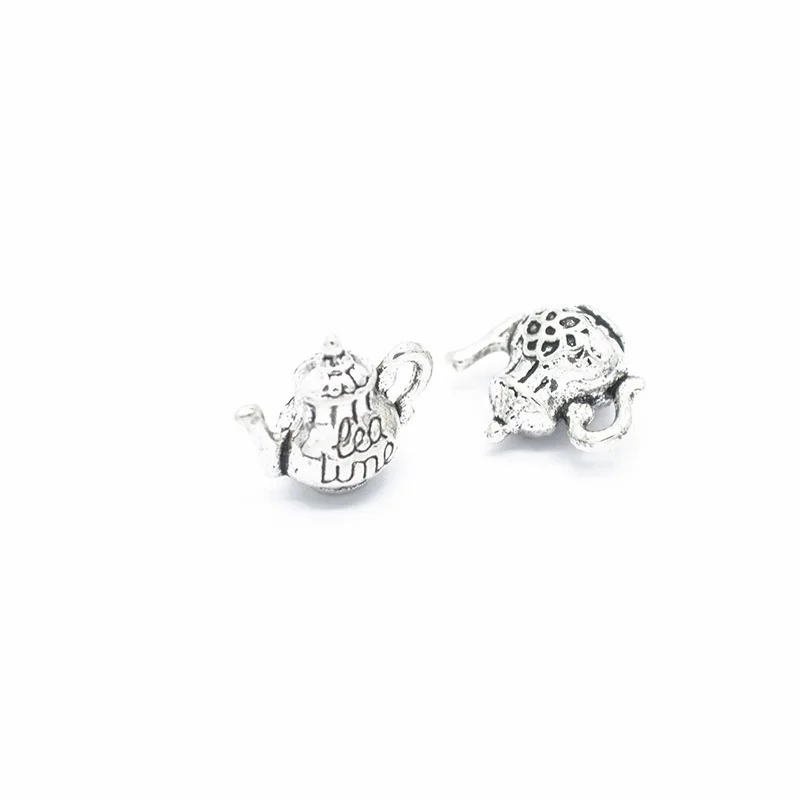 10pcs Teapot Charms for DIY Jewellery Making