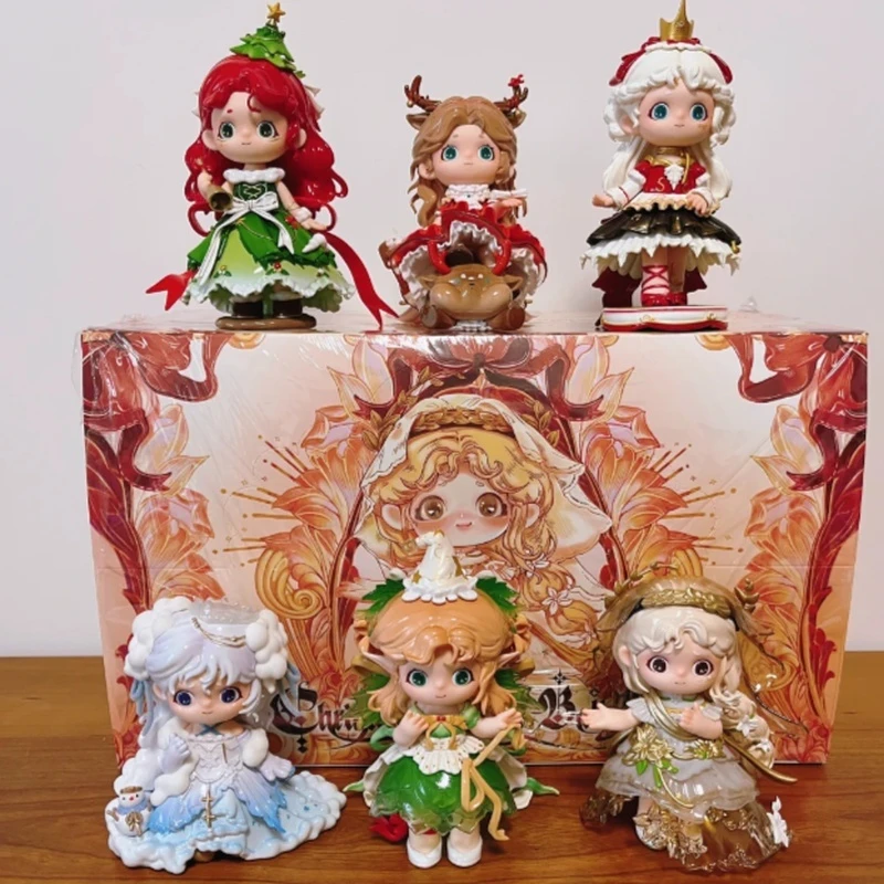 

Genuine Christmas Secret Ball Series Blind Box Anime Figure Surprise Mystery Box Collection Doll Ornaments Girl Customized Gift