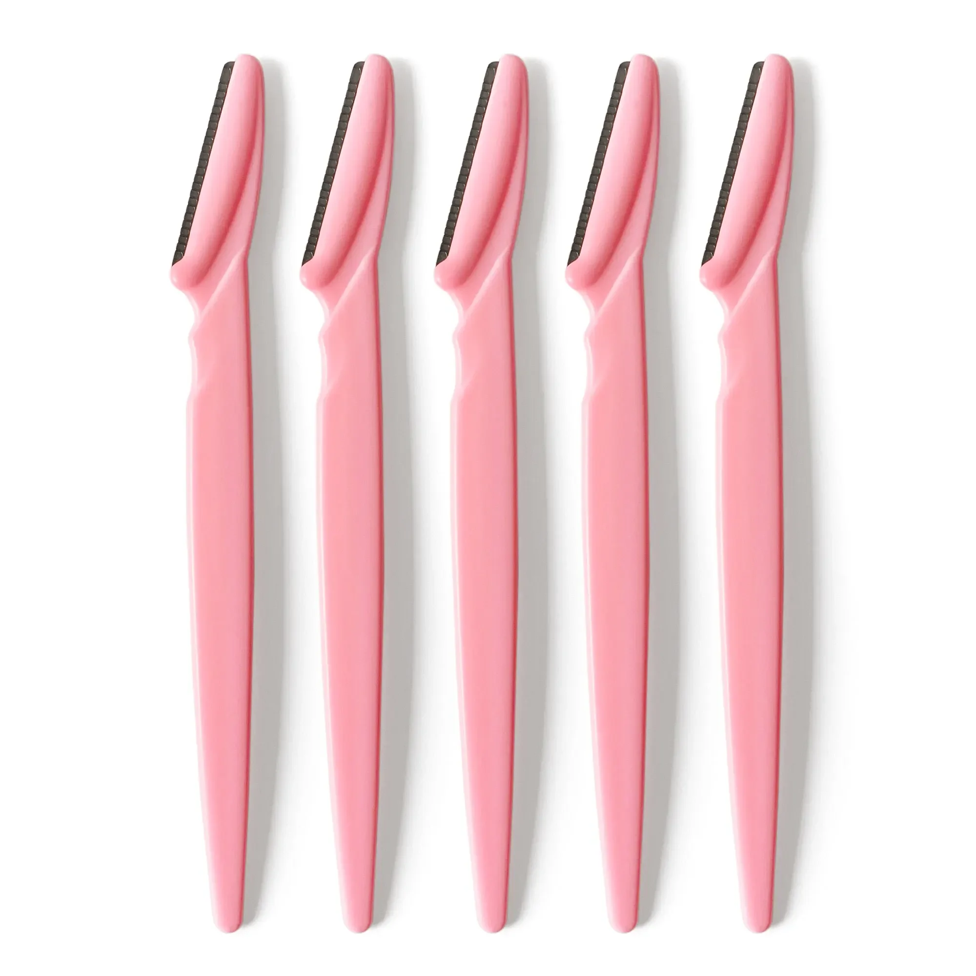 ポータブル眉毛トリマー,女性用ブレード,顔,眉毛用,脱毛器,安全かみそり,メイクアップ,20個