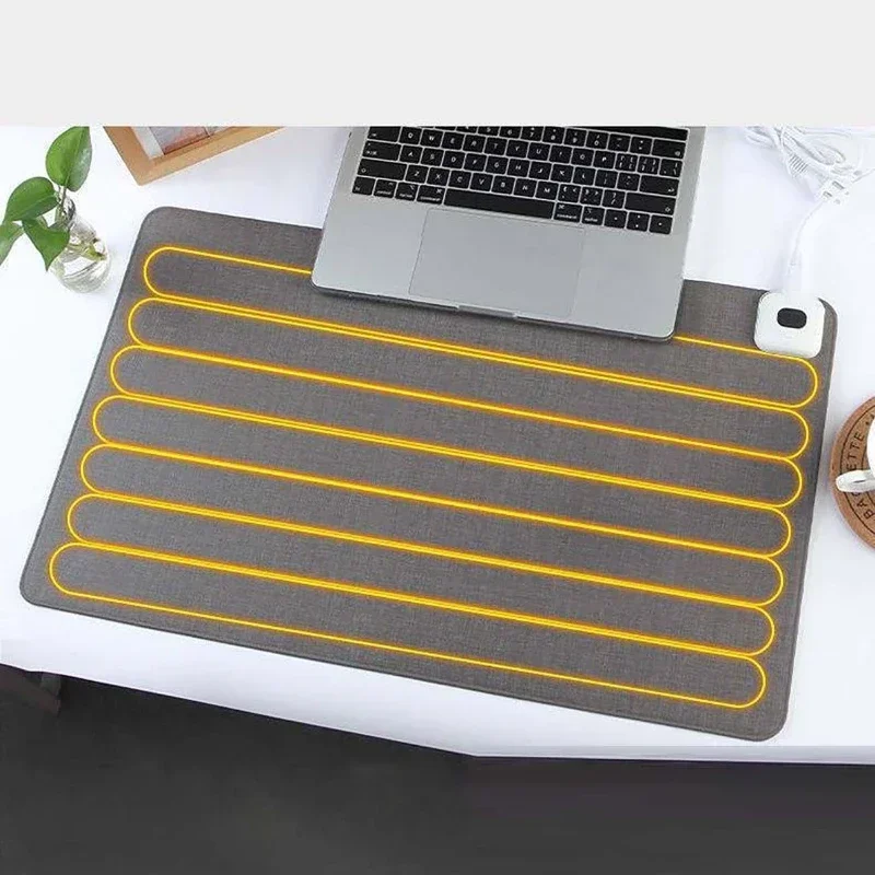 Heat Mouse Pad Keep Warm Hand for Office Computer Desk Keyboard Winter Heating Electric Mouse Pad Table Mat Display Temperature