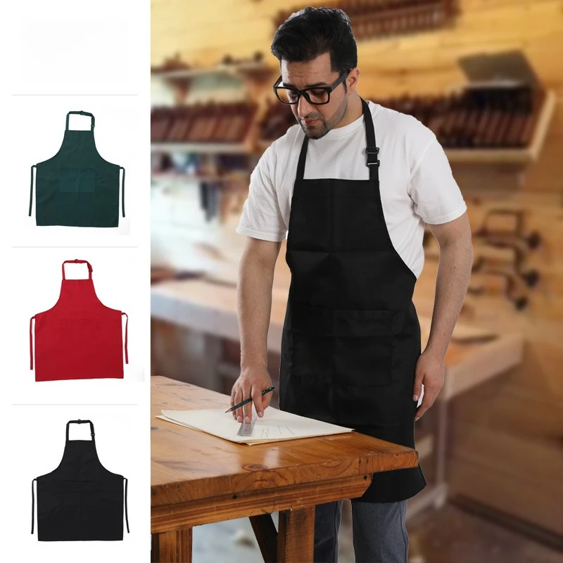 Hang Neck Sleeveless Cloth Apron Custom Print Kitchen Hot Pot Painting Gift Work Waist Apron Women