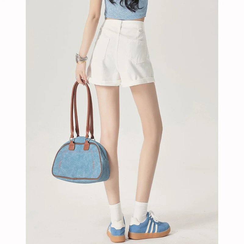 Summer Female Classic Korean Thin Jeans Women Fashion High Waist Short Pants Hot Sale Girls Casual Denim Shorts - Image 6