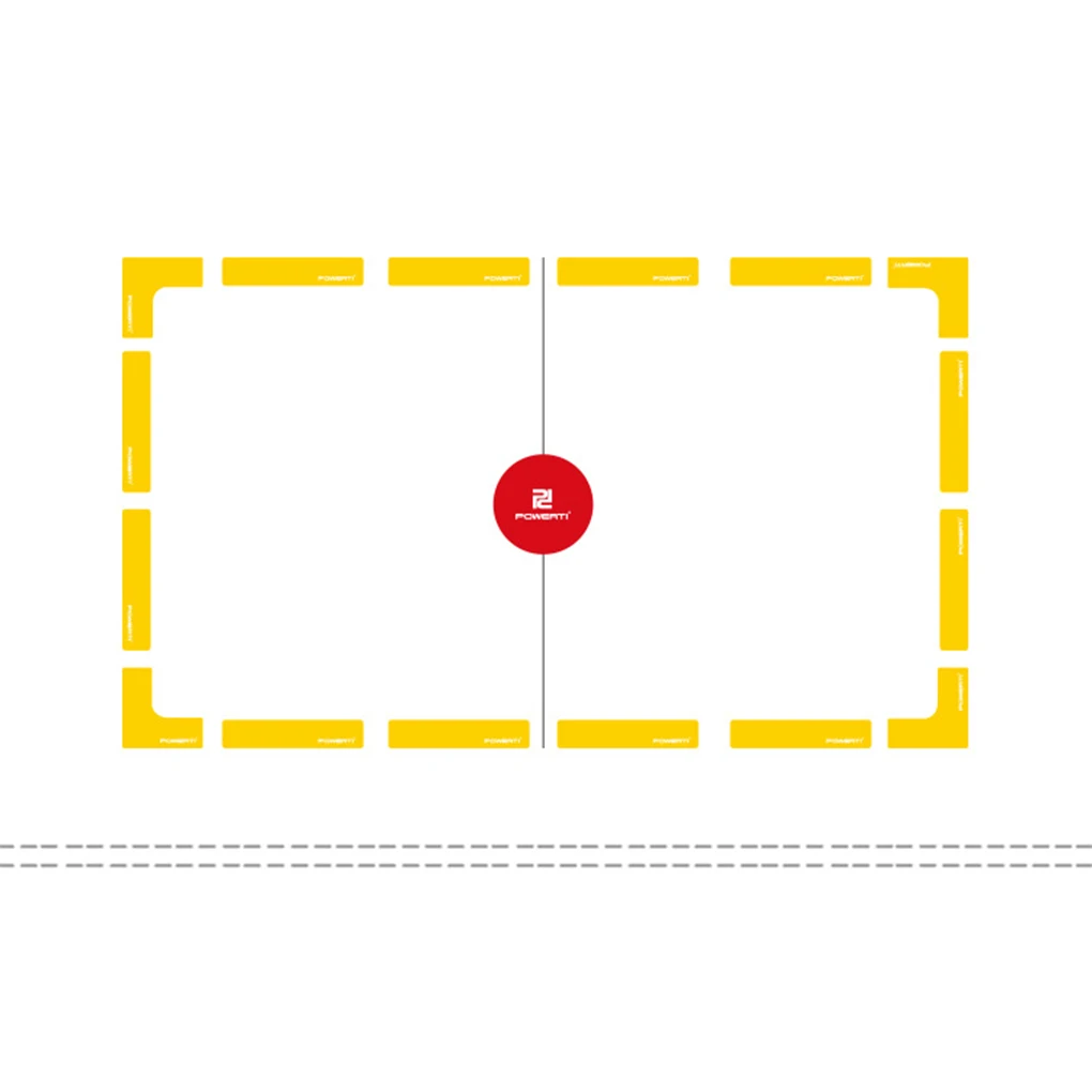 Tennis Boden matte wasserdichte Silikon rutsch feste Spielplatz Signal Zubehör Aufkleber für Indoor Outdoor Basketball