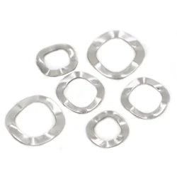 304 Stainless Steel Three Wave Washers Spring Washer M3 M4 M5 M6 M8 M10 M12 M14 M16 M19 M23 M25 M27 M31 M39 M41 M51