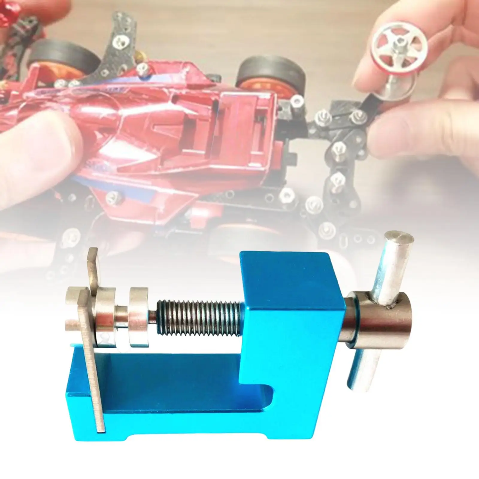 سبيكة سيارة عجلة مجتذب المدمجة الإطارات مزيل ترقية RC سيارة تحمل تفكيك أداة لنماذج 1/10 4WD #3