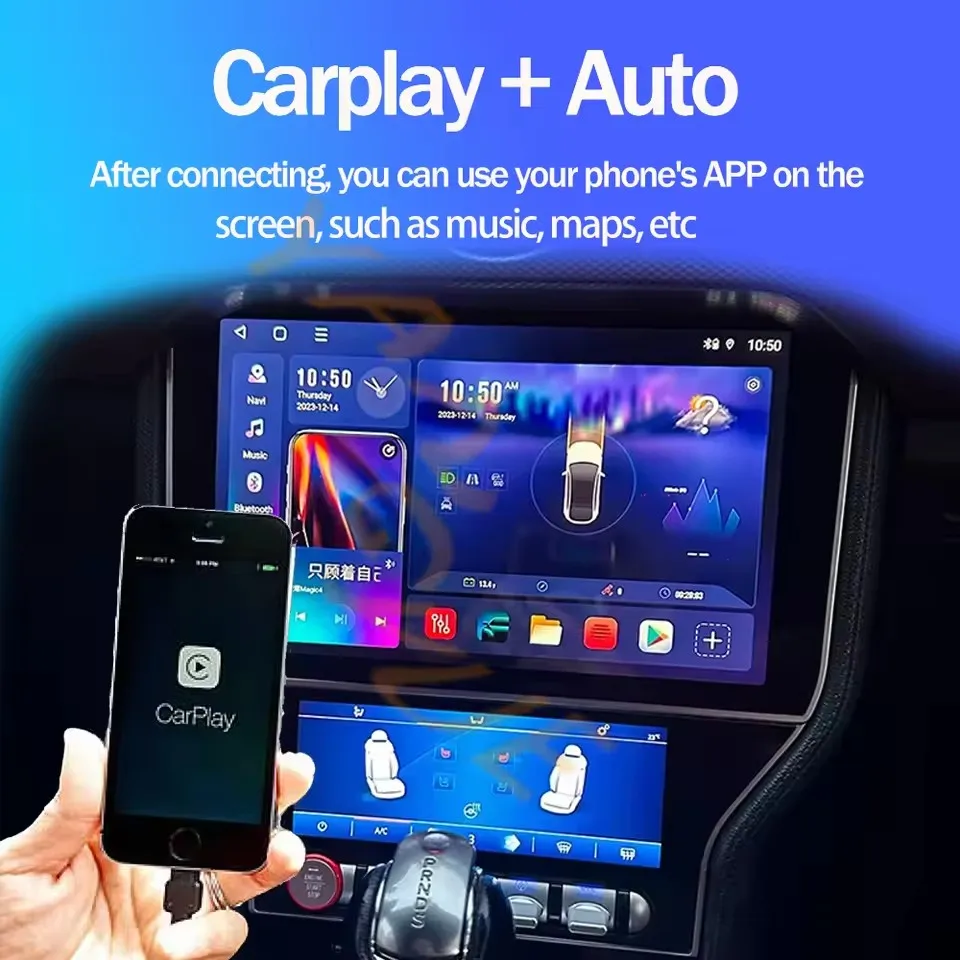 

For Ford Mustang 2015 2016 2017 2018 2019 2020 Android Car Radio Automotive Multimedia Stereo Player GPS Navigation Head Unit