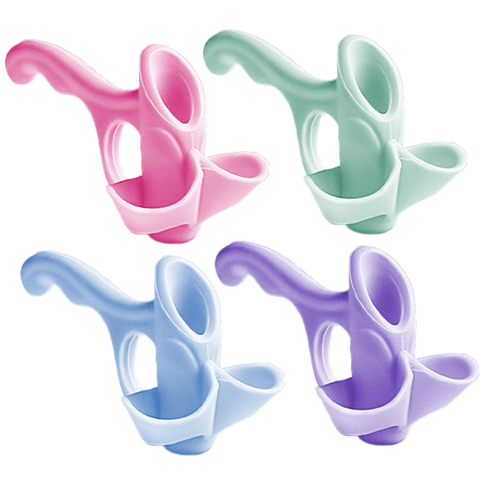 Piezas de corrección de postura para niños, ergonómico, suave, para el aula, escuela preescolar, 4 unidades