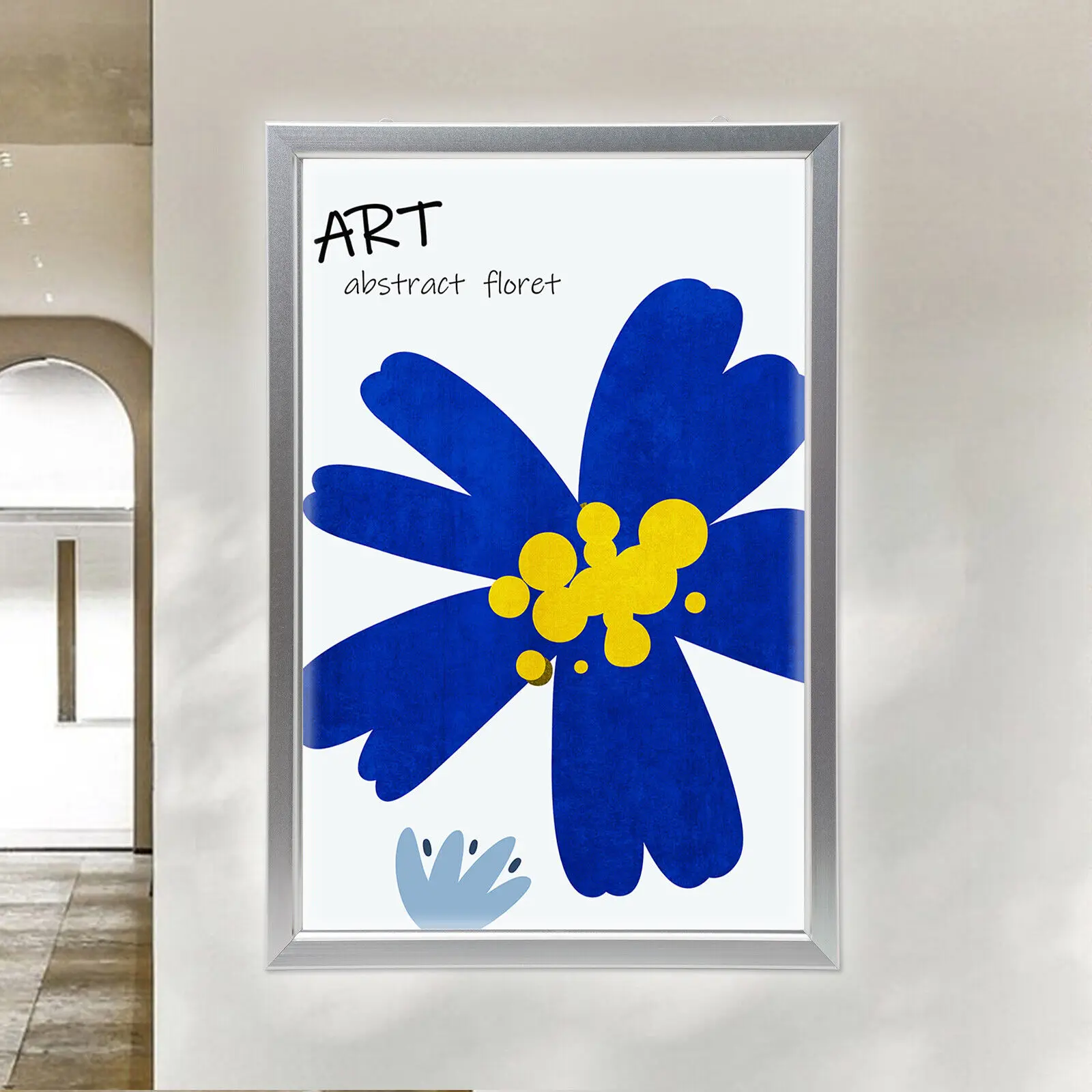 68*101 سنتيمتر الاكريليك المشارك الفيلم الإطار LED قائمة بذاتها الخلفية صندوق إضاءة علامة إعلانية عرض مكاتب الشركات لوحات القائمة