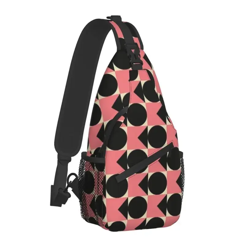 Personalized Orla Kiely Sling Bags Men Cool Abstract Geometric Art Shoulder Chest Crossbody Backpack Travel Hiking Daypack