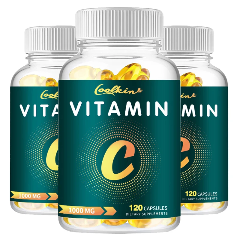 

Vitamin C Capsules 1000mg - Joint Support, Immune Support, Antioxidant Supplements
