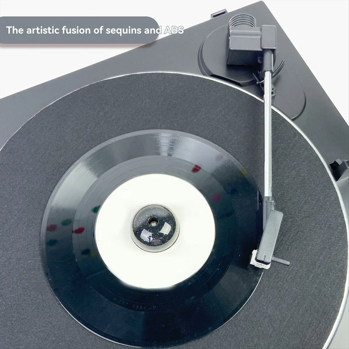 ABST LP45 RPM Turntable Adapter Turntable Phonograph Audio Conversion Base for 7 Inch EP Record Vinyl Gramophone Black view 4
