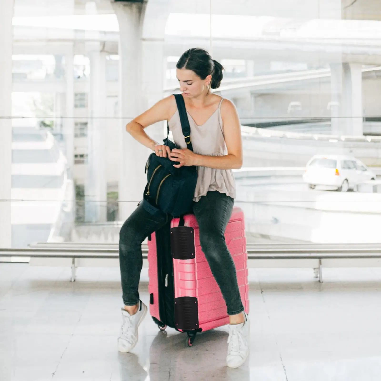 

6 шт. Защитные уголки для багажа, аксессуары для чемоданов, утолщенные пластиковые защитные накладки на края, защитные чехлы для углов