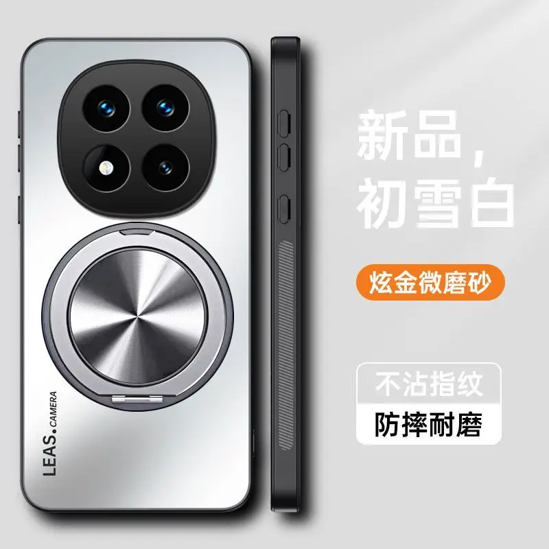 Etui na Redmi Note 15 Pro Plus Proste Matowe Akrylowe z Funkcją Stojaka Przyjazne dla Skóry Odporne na Upadki Funda na Redmi Note15 Pro+ — zdjęcie produktu 5