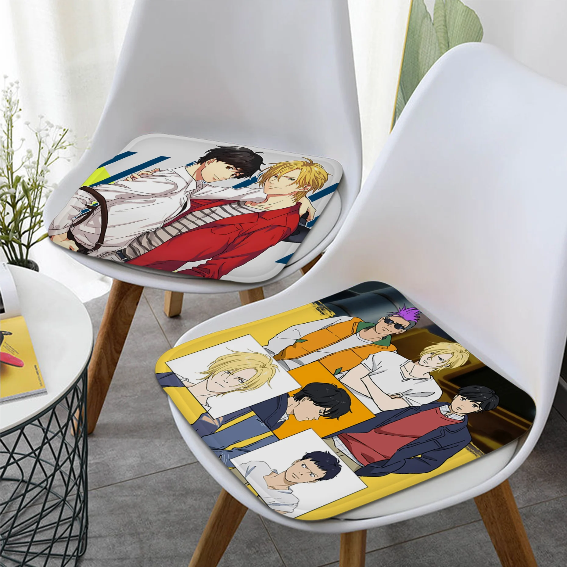 

Banana Fish Cushion Mat Art Stool Pad Patio Home Kitchen Office Chair Seat Cushion Pads Sofa Seat 40x40cm Stool Seat Mat