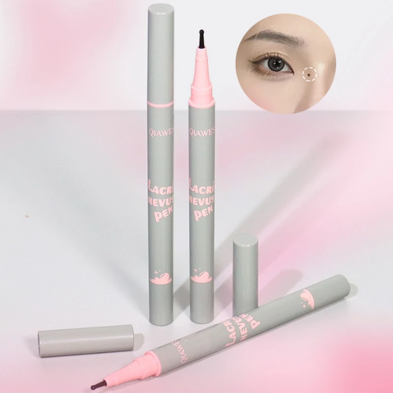 1 Stück natürlicher, lebensechter Gesichts-Sommersprossen-Stempelstift, langlebig, wasserdicht, gefälschter Tropfen-Maulwurfstift, Make-up-Kosmetik, Punkt-Stift
