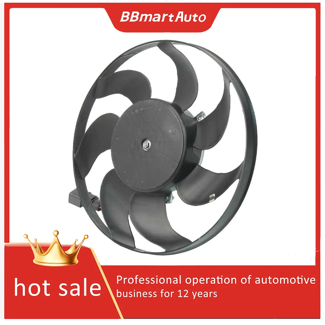 

1KM959455E Radiator fan For VW Golf Jetta CC Eos Passat Tiguan BBmartAuto Car accesorios para auto