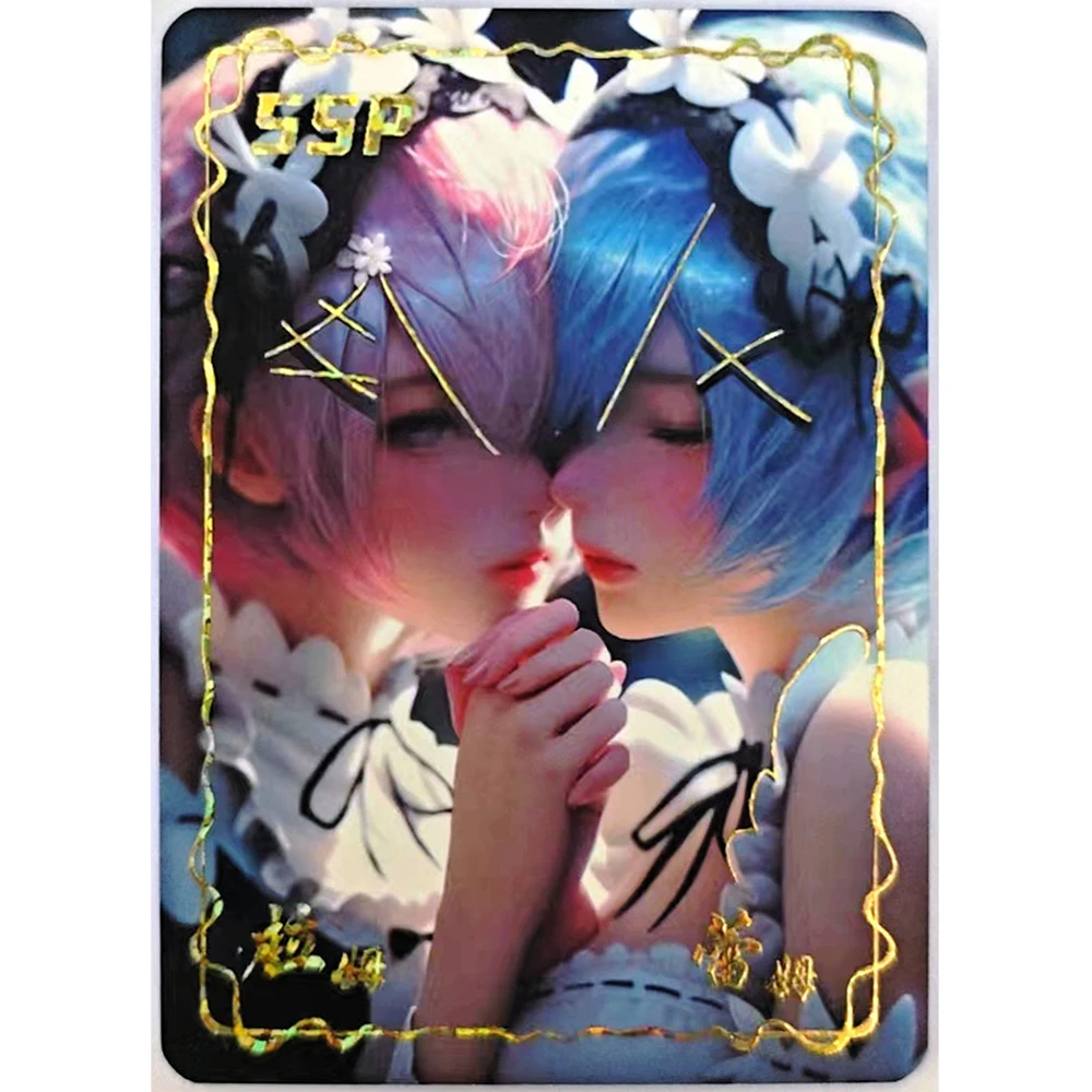 Anime Goddess Story SSP Albedo Nakano Miku Haruno Sakura Hyuga Hinata Boy Play Toys Christmas Birthday Gift Collectible Cards