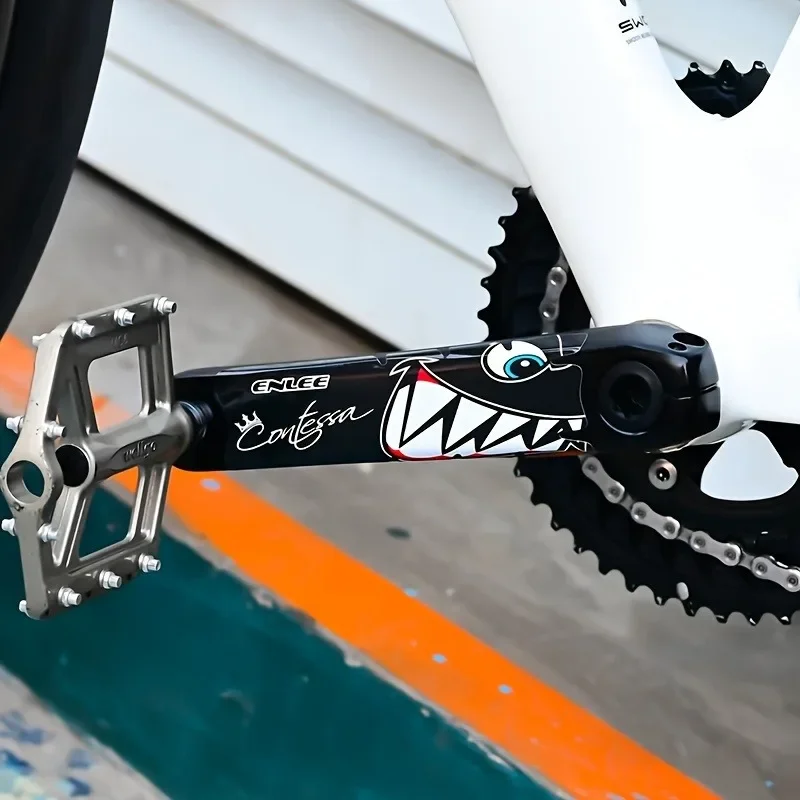 2-Piece road bike mountain bike crank scratch-resistant sticker, handle guard decorative sticker - view 2