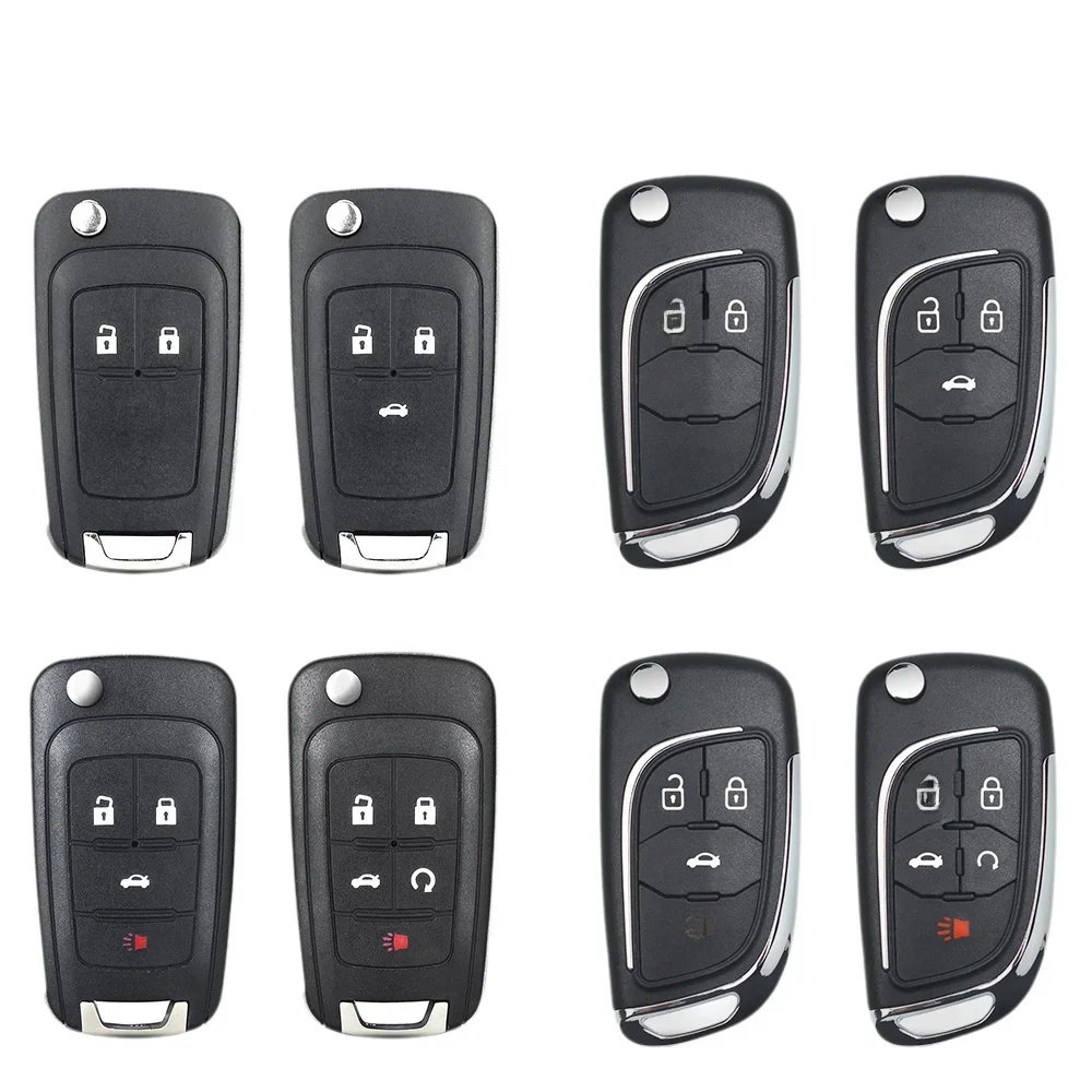 

Modified Car Key Shell 2/3/4/5 Button Flip For Chevrolet Lova Aveo Cruze For Opel Vauxhall Insignia Astra Mokka For Buick