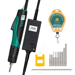 Kit de destornilladores eléctricos de precisión de 220V, herramienta eléctrica de alto Torque, juego de Mini destornilladores eléctricos industriales con equilibrador de resorte