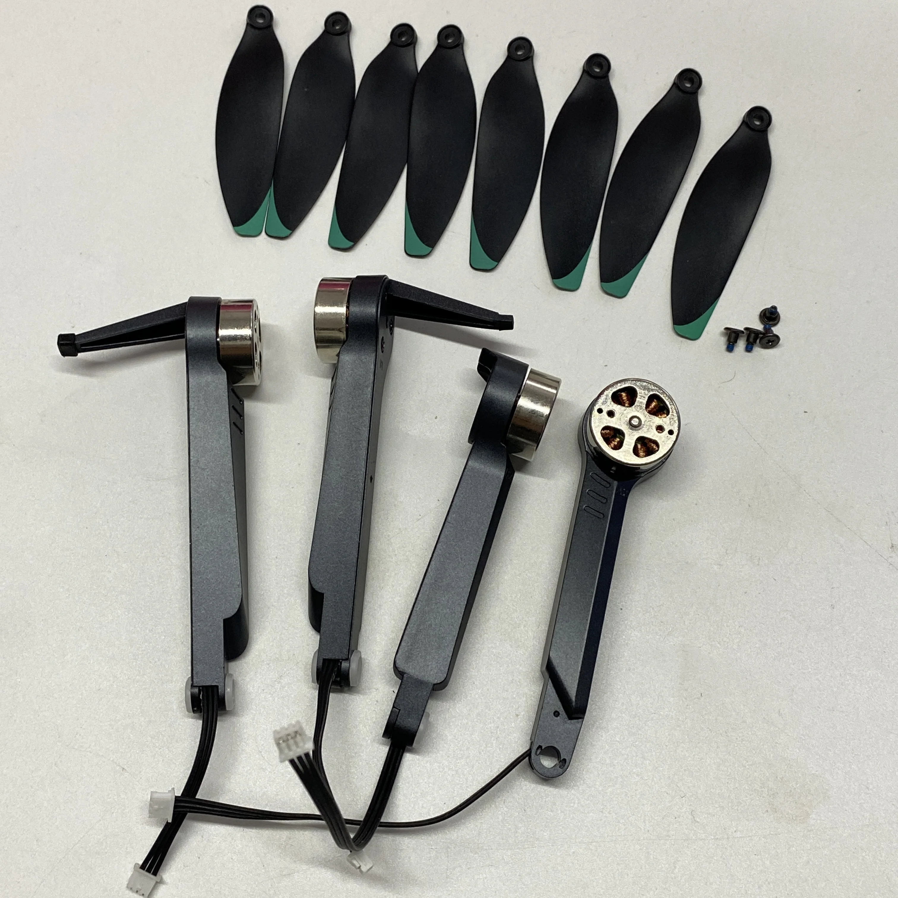 

S138 RC Mini Drone Quadcopter Spare Part Kit Propeller Props Maple Leaf Wing Blade Motor Arm with Engine Accessory