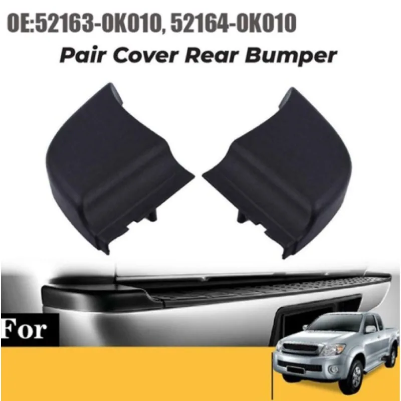 Para Toyota Hilux Vigo: Tapas de Esquina para Parachoques Trasero Izquierdo y Derecho (52164-0K010, 52163-0K010)