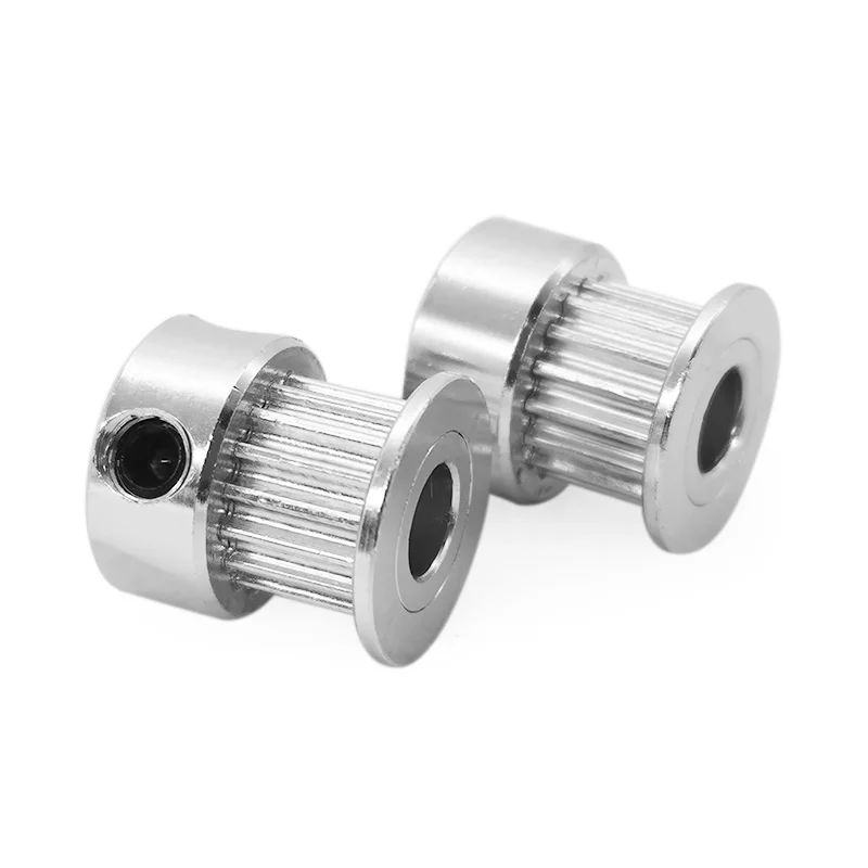 20 Teeth 16 Teeth 20 Teeth Bore 5mm/6mm/6.35mm GT2 Alumium Timing Pulley Fit For GT2-6mm Open Timing Belt For 3D Printer Parts