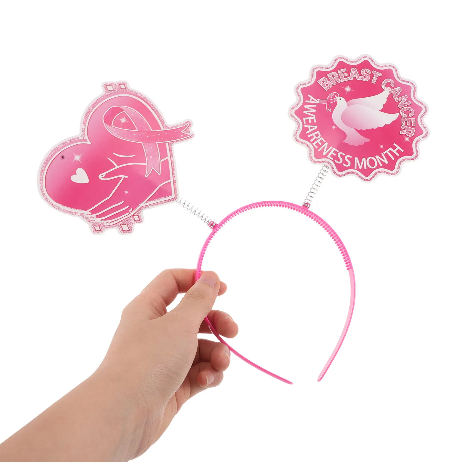 

Набор из 5 повязок на голову для вечеринки в поддержку борьбы с раком молочной железы, ленты-обручи для волос, реквизит для фотосессий, украшения для тематических мероприятий, головные уборы для женщин