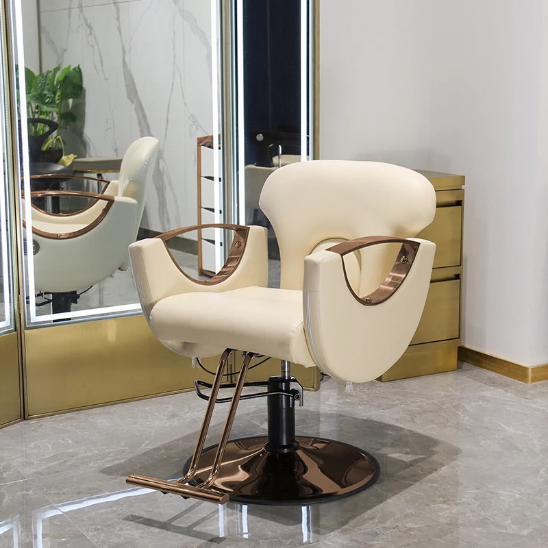 

Swivel Vanity Barber Chairs Reclining Aesthetic Stylist Barbershop Barber Chairs Manicure Silla De Barberia Barber Furniture