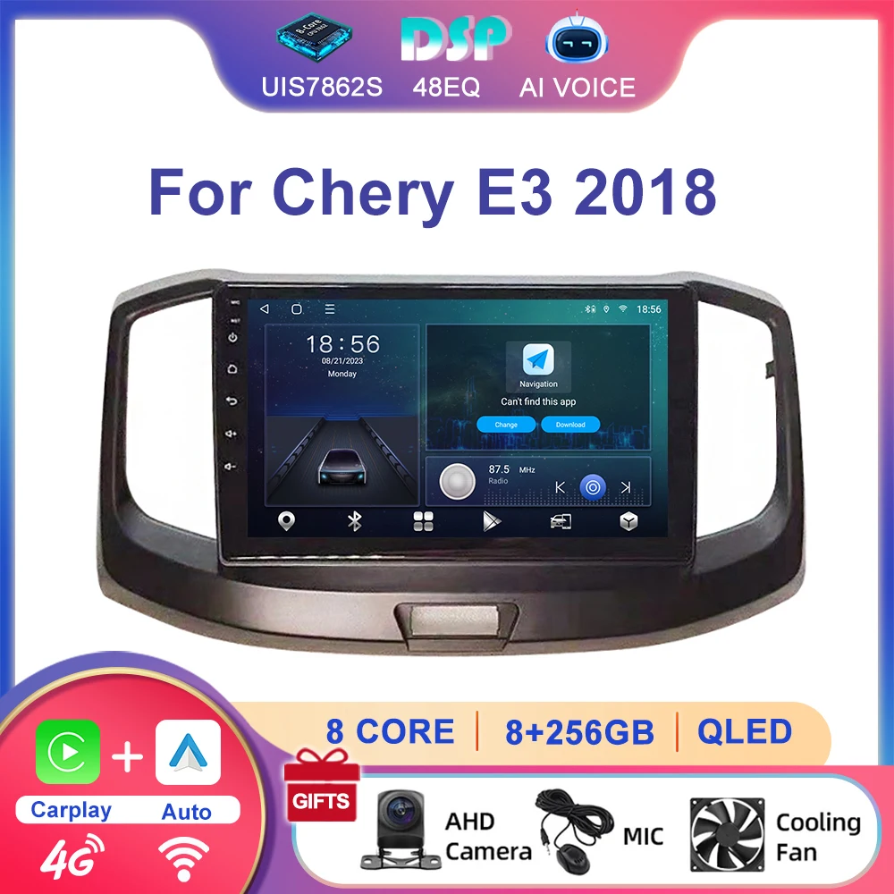 

Witfighter Android 13 9 Inch GPS Navigation For Chery E3 2018 QLED Touch Screen Multimedia Video Stereo Auto Carplay Car Radio