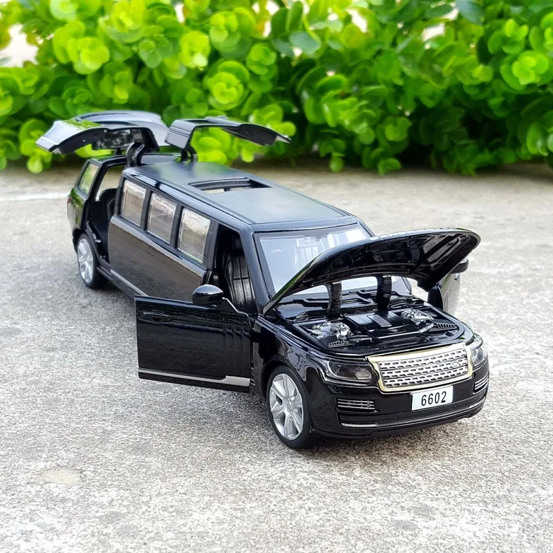 Verlengd 1:32 Diecast Automodel Speelgoed Stretch Limousine Met Terugtrekgeluid Voor Kinderen Speelgoed