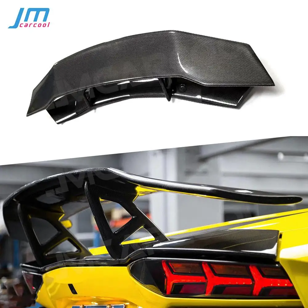 Car Rear Spoiler High Kick Wings Carbon Fiber for Lamborghini Aventador LP700 LP720 LP750 2011 - 2019